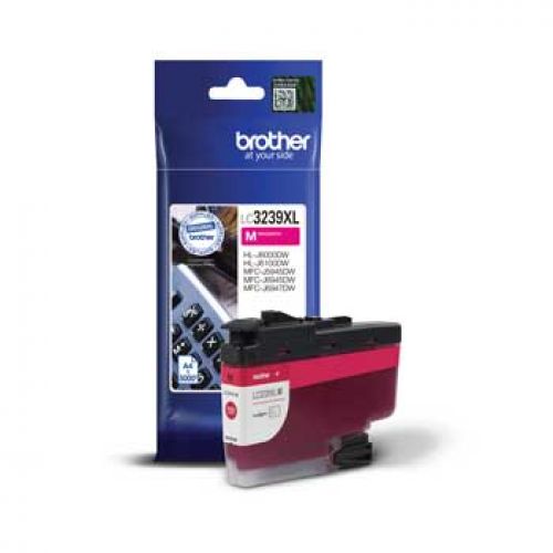 BROTHER Cartucho de tinta magenta de larga duracion LC3239XLM , Brother , BROLC3239XLM , 4977766787925